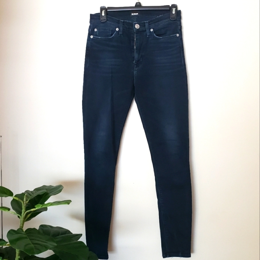 Hudson- Barbara high waist super skinny- jeans, denim, NRYD color. Sz 26